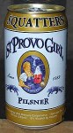 Squatters St. Provo Girl Pilsner can