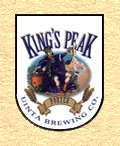 Uinta Brewing King's Peak Porter label